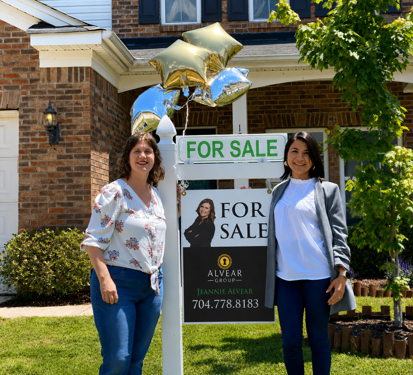 Jeannie Alvear client for sale sign Fort Mill SC